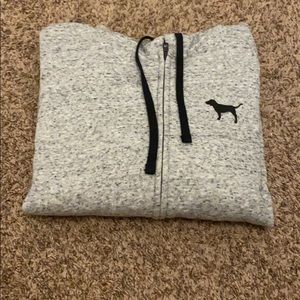 Pink full zip hoodie